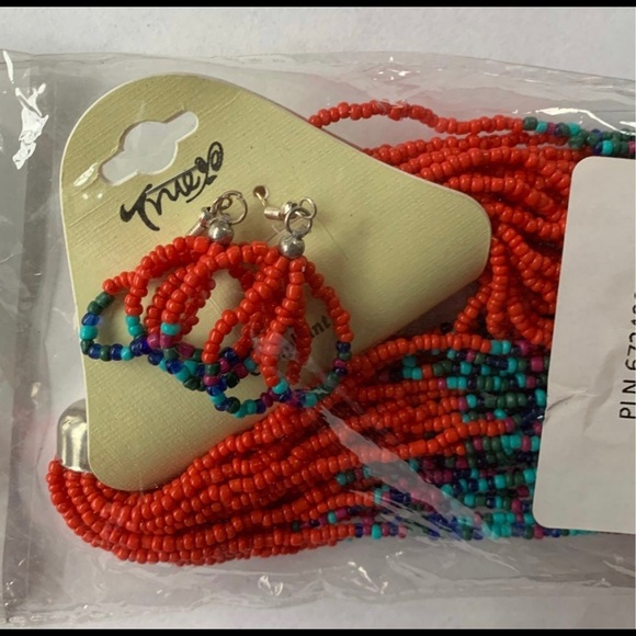 Cross Necklace & Earrings Set - Picture 2 of 2